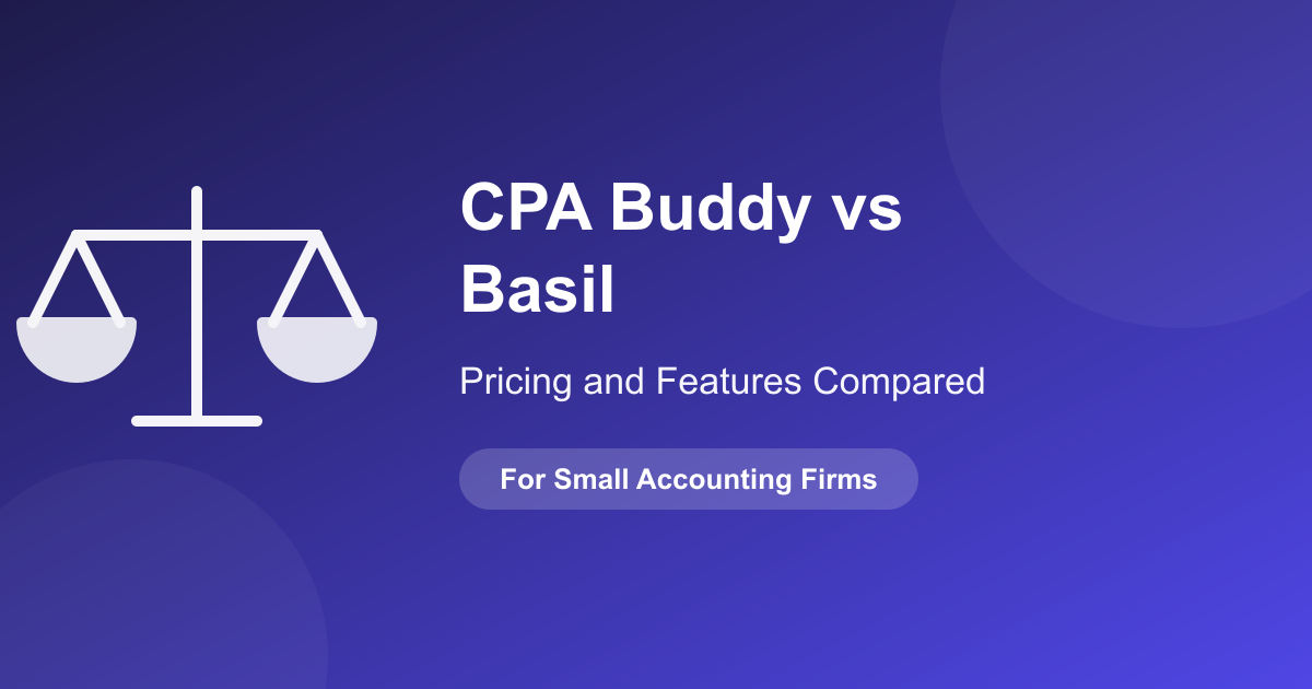 CPA Buddy vs Basil: A Basil Alternative for Small Accounting Firms